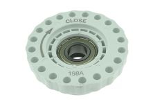 Суппорт в сборе левый, с противоп. стороны шкива (6203+VA22) стиральной машины Electrolux, Zanussi, AEG